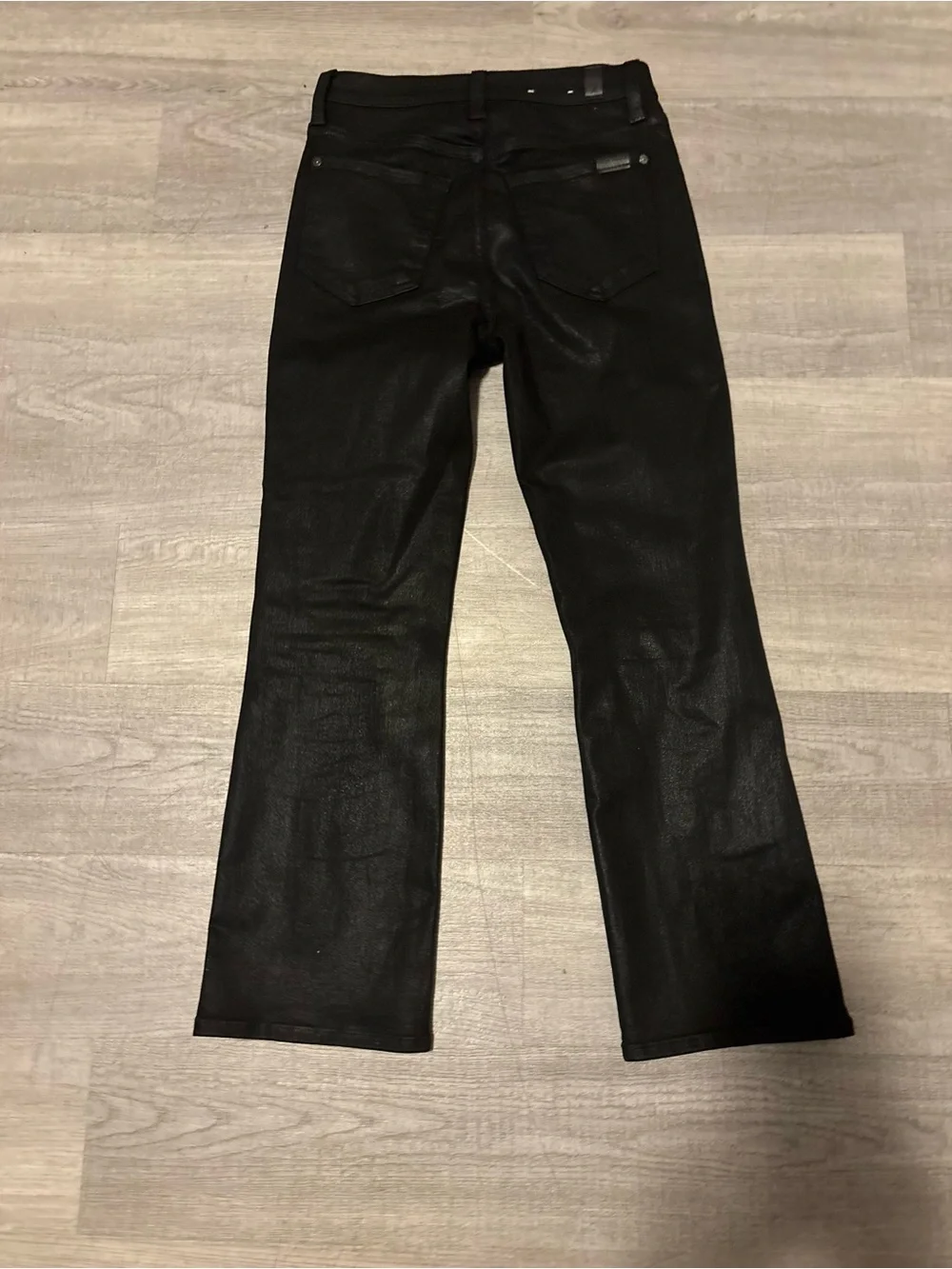 7 For All Mankind Jeans Slim Kick Womens 27 Metallic Fall Trendy Unique Movie